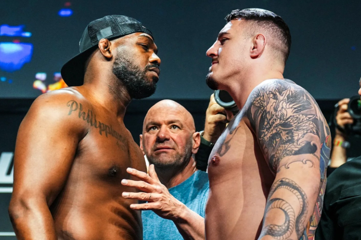 Careo ficticio entre Jon Jones y Tom Aspinall | VAVEL